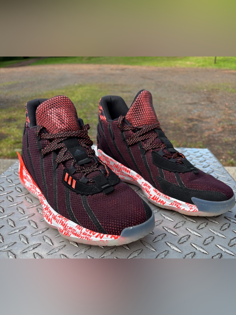 adidas Dame 7 GCA 2KDAY “I Am My Own Fan” Basketball Shoes Mens 10.5 Rare Color